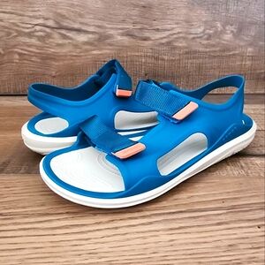 Crocs Swiftwater Expedition Strap Sandals Women Size 7 Adjustable Teal Orange